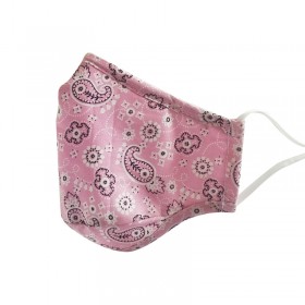 KN95 Adult Washable Cotton Mask - Paisley Pattern (#31 - #40) with 2 Filter
